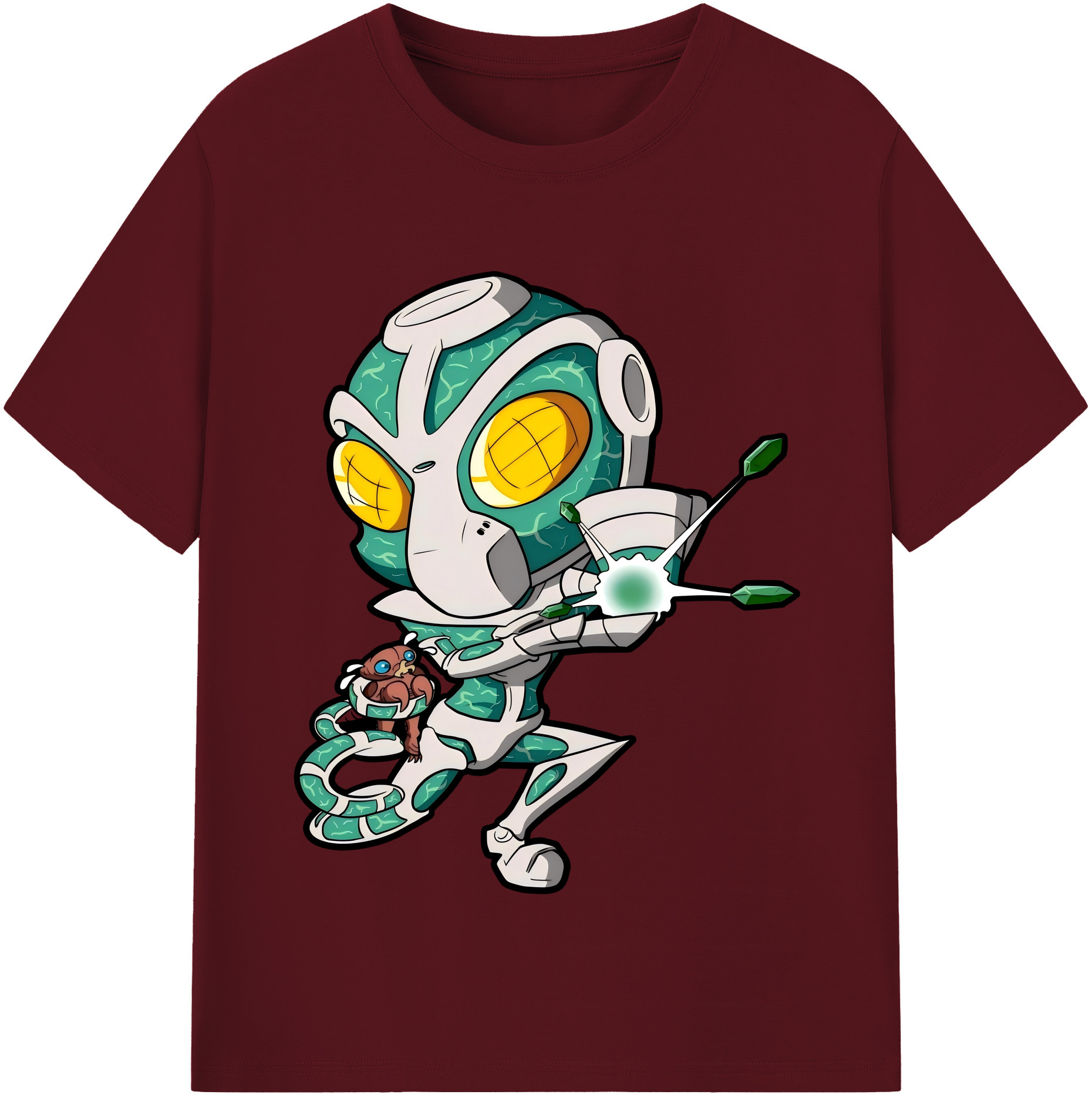 （画像用） ジョジョの奇妙な冒険 花京院 典明（かきょういん のりあき） JoJo's Bizarre Adventure Kakyoin Noriaki 綿100％半袖Tシャツ（フロントプリント）